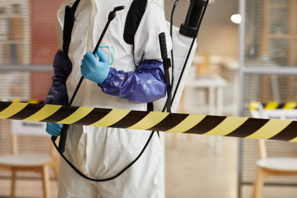 Professional Biohazard Cleanup technician working in Shrewsbury, MO